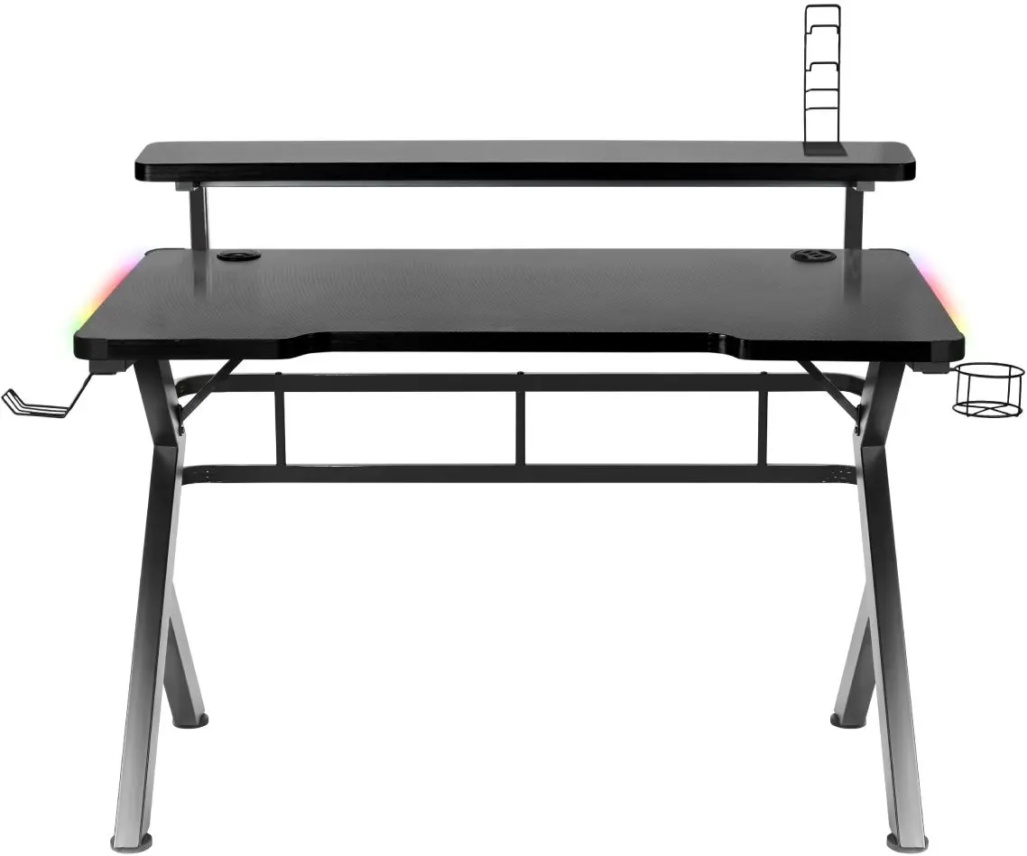 Игровой компьютерный стол Huzaro Hero 5.0 RGB (Black)