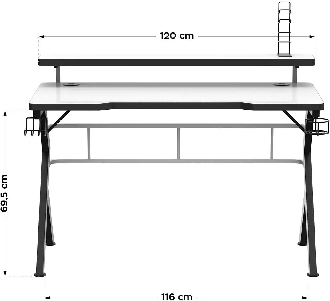 Masa de calculator gaming Huzaro Hero 5.0 (White)