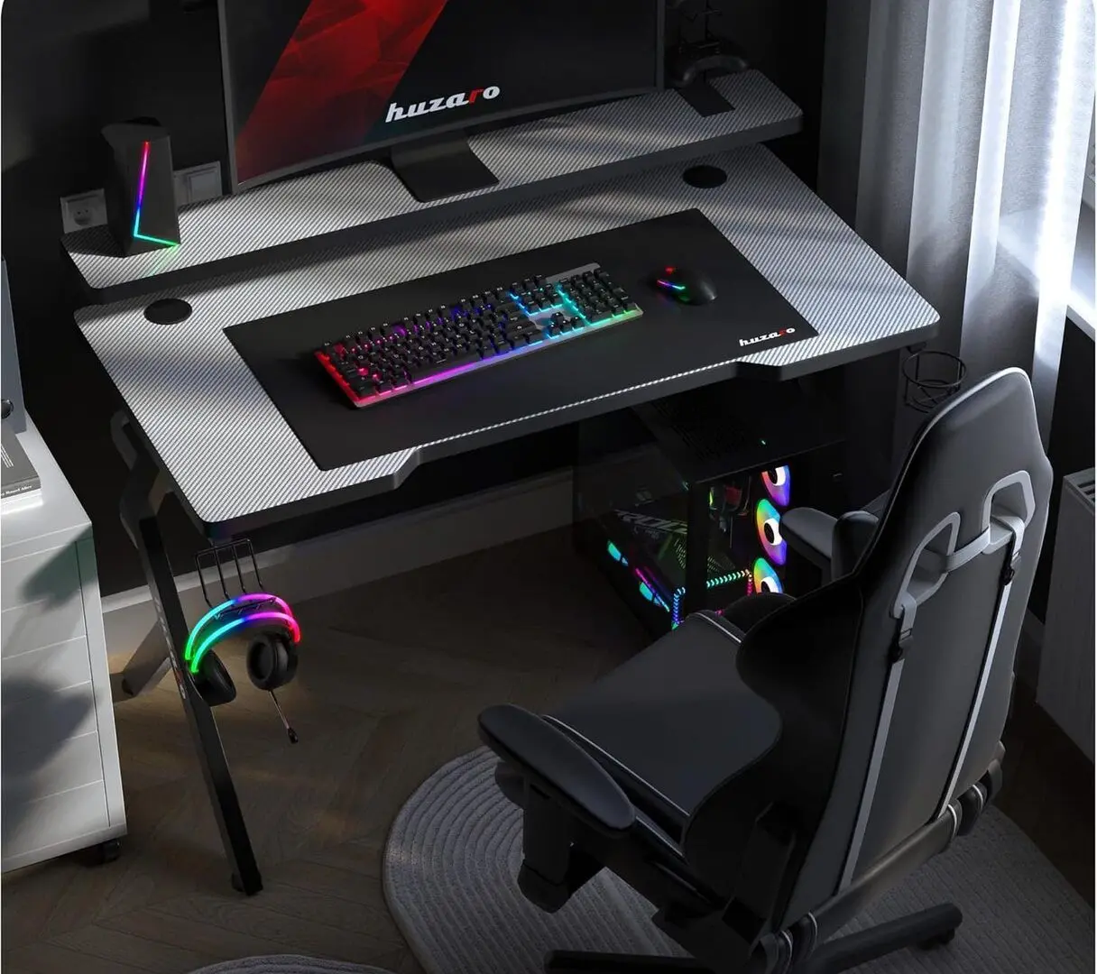 Masa de calculator gaming Huzaro Hero 5.0 (White)