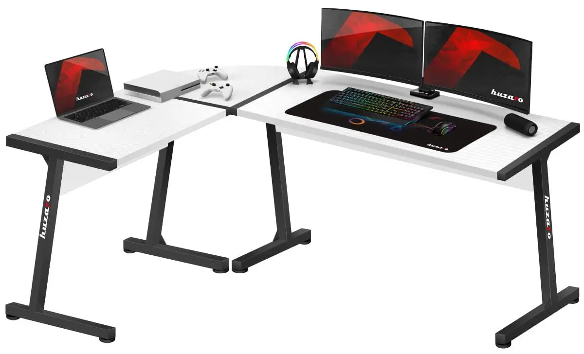 Masa de calculator gaming Huzaro Hero 6.0 (White/Black)