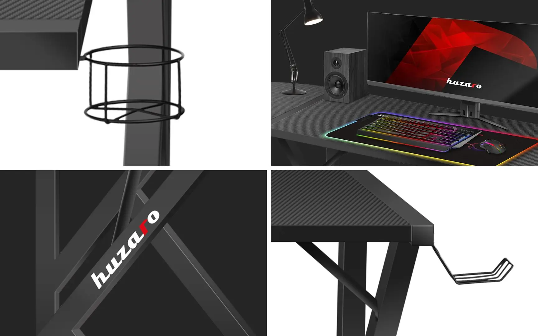 Masa de calculator gaming Huzaro Hero 6.3 (Black)