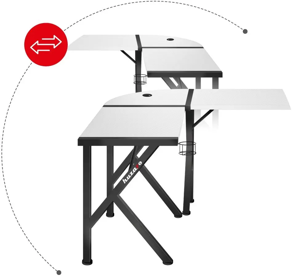 Игровой компьютерный стол Huzaro Hero 6.3 (White)