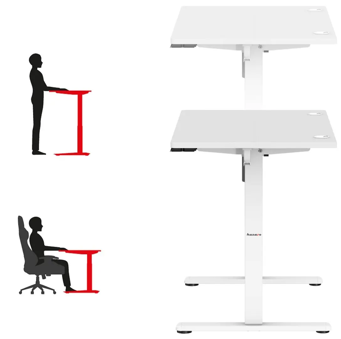 Игровой компьютерный стол Huzaro Hero 7.9 (White)