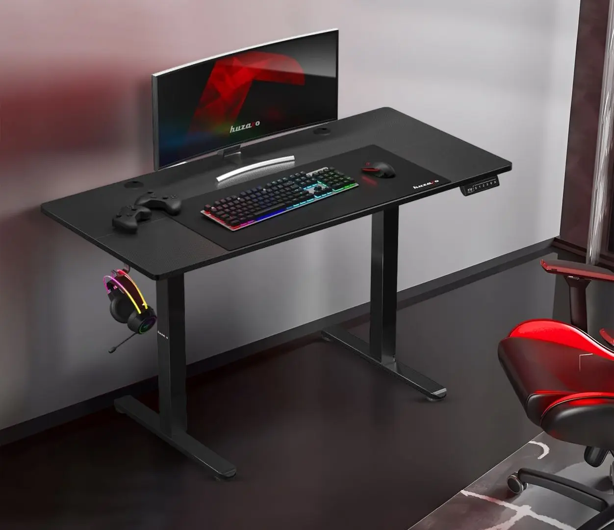 Игровой компьютерный стол Huzaro Hero 8.2 (Black)