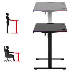 Masa de calculator gaiming Huzaro Hero 8.2 RGB (Black) Thumb