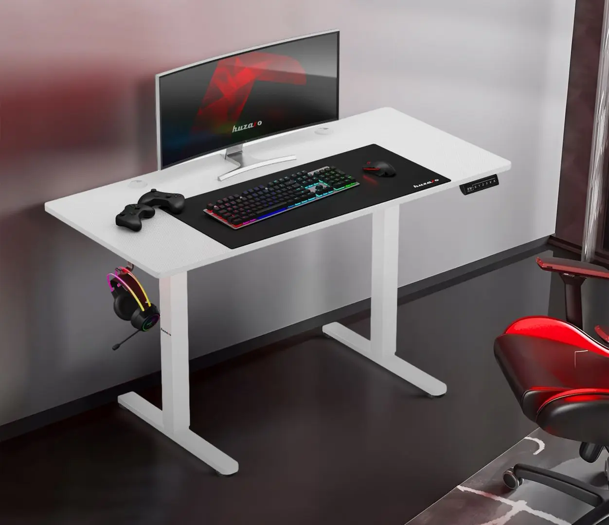 Masa de calculator gaming Huzaro Hero 8.2 (White)