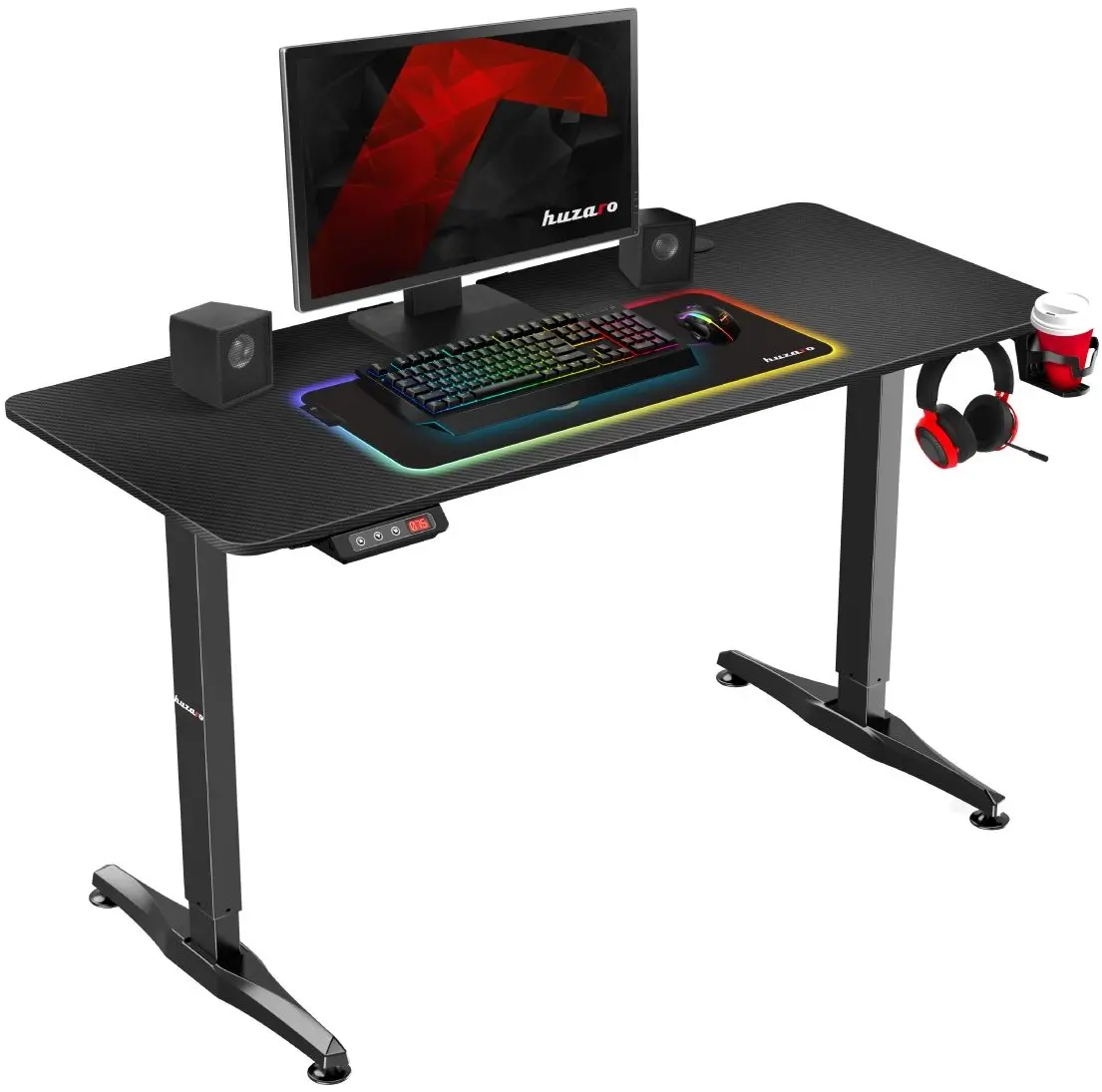 Игровой компьютерный стол Huzaro Hero 8.5 (Black)