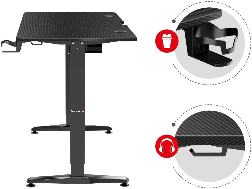 Игровой компьютерный стол Huzaro Hero 8.5 (Black)