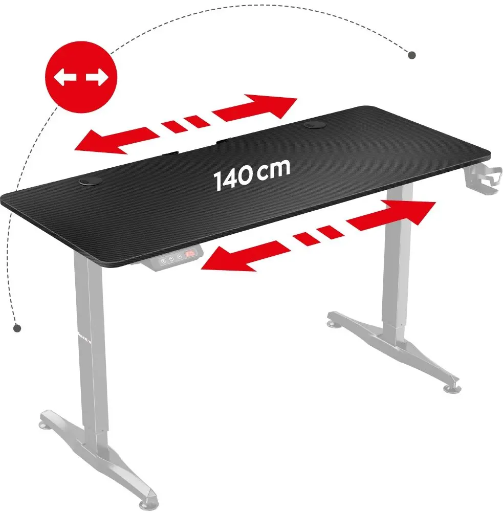 Игровой компьютерный стол Huzaro Hero 8.5 (Black)