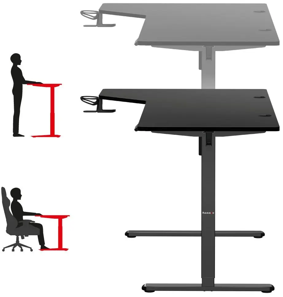 Masa de calculator gaming Huzaro Hero 9.1 (Black)