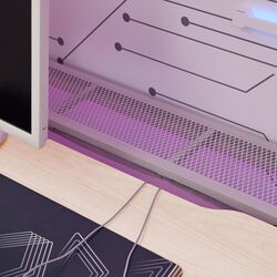 Masa de calculator gaming Ikea Utespelare 160x80 (Aspect Frasin/Gri) Thumb