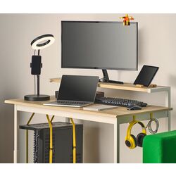 Masa de calculator gaming Ikea Utvisning 120x60 (Aspect Frasin/Alb) Thumb