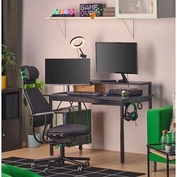 Игровой компьютерный стол Ikea Utvisning 120x60 (Negru) Thumb
