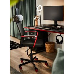 Masa de joc Ikea Huvudspelare 140x80 (Negru) Thumb