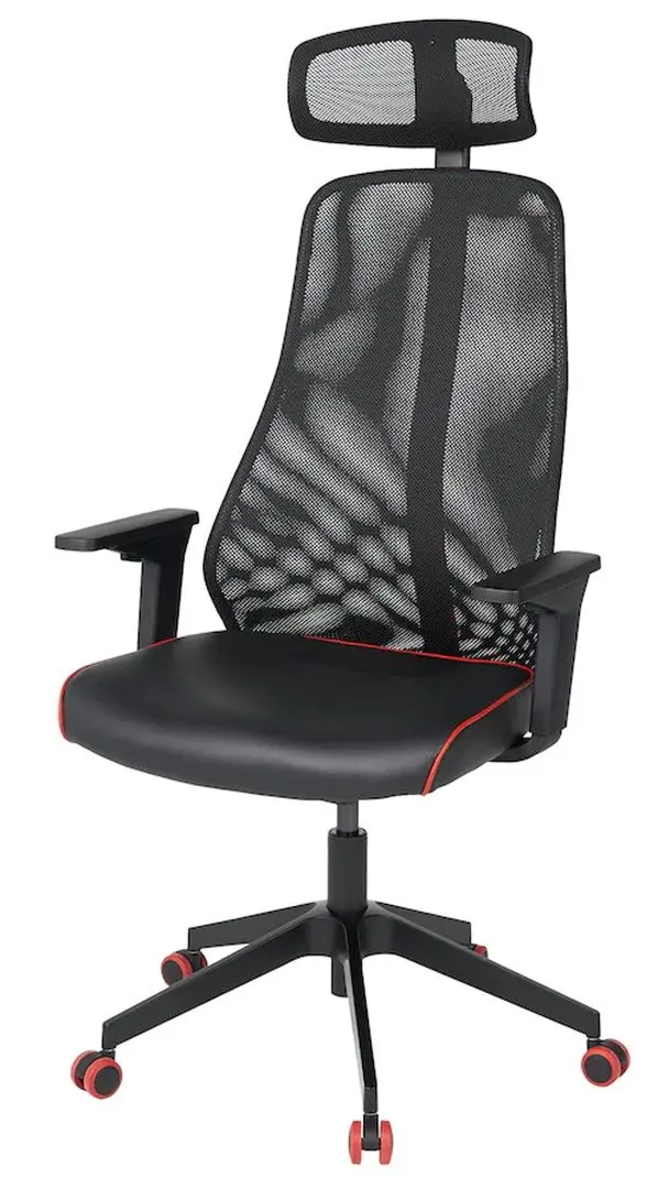 Комплект офисной мебели Ikea Uppspel/Matchspel 180cm (Черный) - 3