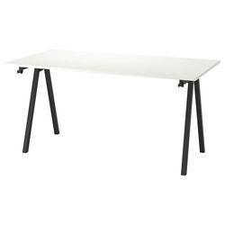 Masa de birou Ikea Trotten 160x80 (Alb/Antracit)