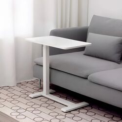 Masa pentru laptop Ikea Bollsidan 68x36cm (Alb)