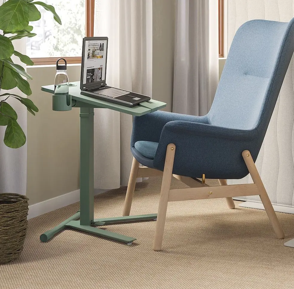 Masa pentru laptop Ikea Mittzon 66x50 (Verde)