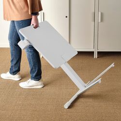 Стол для ноутбука Ikea Mittzon с колесами 66x50 (Белый) Thumb