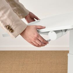 Стол для ноутбука Ikea Mittzon с колесами 66x50 (Белый) Thumb