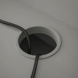 Masa de birou Ikea Hauga 100x45 (Gri) Thumb