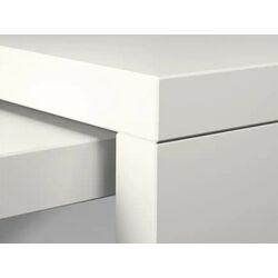 Masa de birou Ikea Malm cu tablie culisanta 151x65 (Alb) Thumb