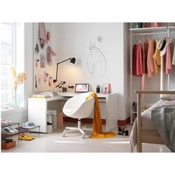 Masa de birou Ikea Malm cu tablie culisanta 151x65 (Alb) Thumb