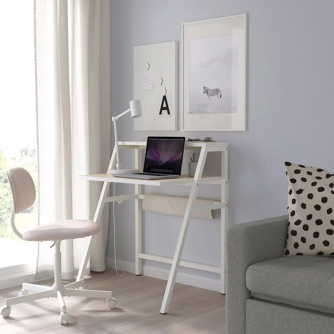 Стол компьютерный Ikea Mittplan 80x60 (Белый)