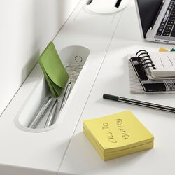 Masa pentru calculator Ikea Mittzon 140x80 (Alb) Thumb