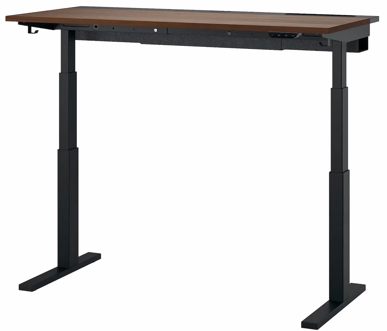 Masa pentru calculator Ikea Mittzon inaltime reglabila/electrica 120x60 (Nuc/Negru)