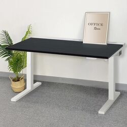 Стол компьютерный Ikea Mittzon регулируемая высота/электрический 120x60 (Ясеневый Шпон/Черная Морилка/Белый) Thumb