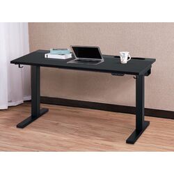 Masa pentru calculator Ikea Mittzon inaltime reglabila/electrica 120x60 (Furnir Frasin/Vopsit Negru/Negru)