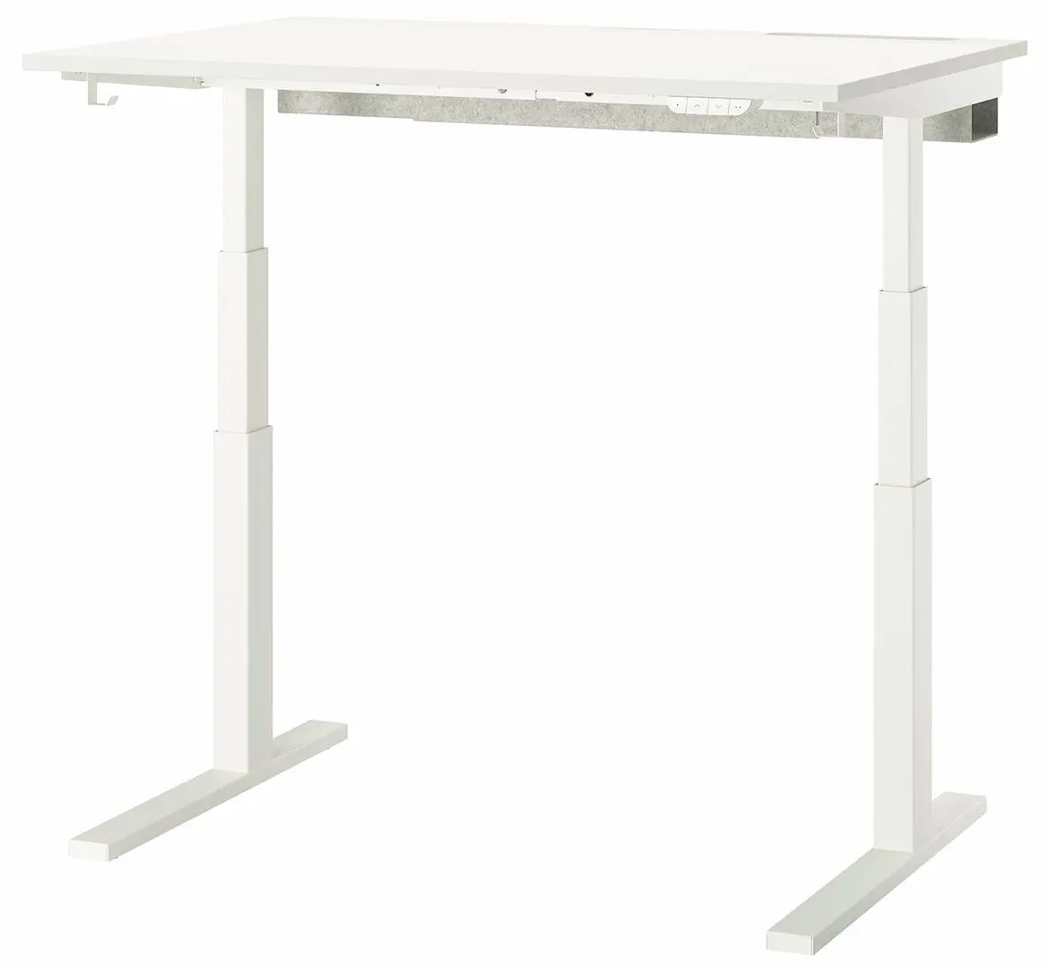 Стол компьютерный Ikea Mittzon регулируемая высота/электрический 120x80 (Белый)