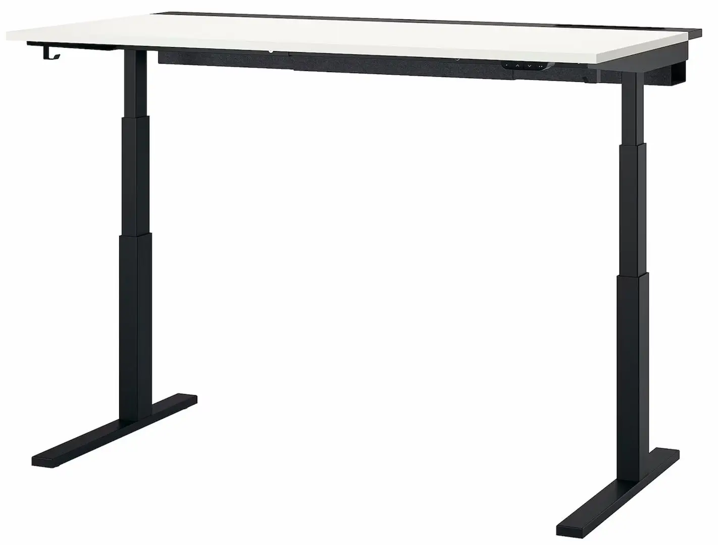 Masa pentru calculator Ikea Mittzon inaltime reglabila/electrica 160x80 (Alb/Negru)
