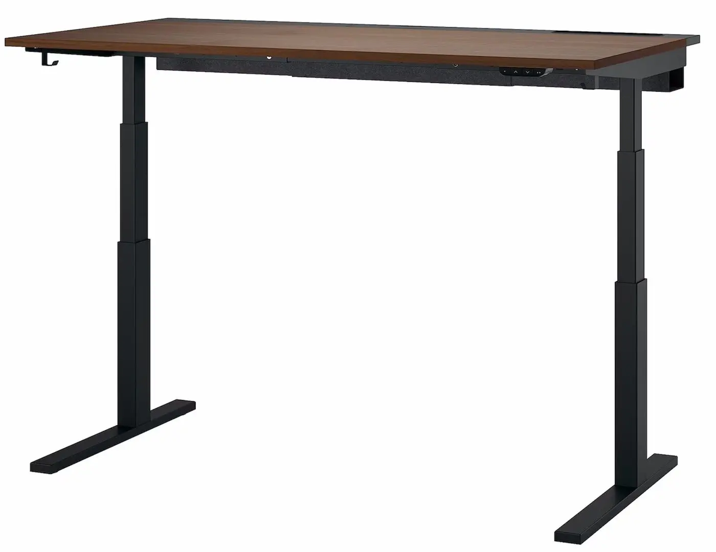 Masa pentru calculator Ikea Mittzon inaltime reglabila/electrica 160x80 (Furnir Nuc/Negru)