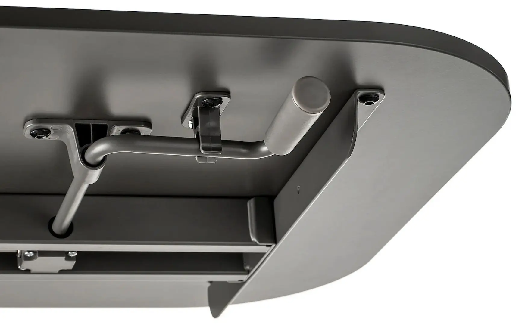 Стол компьютерный Ikea Segrare регулируемая высота 110x60 (Темно-Серый)