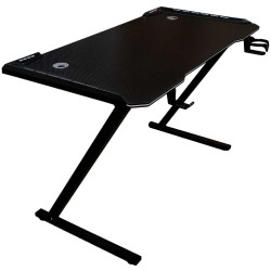Игровой компьютерный стол Ikonka KX2639 (Black) Thumb