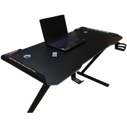 Игровой компьютерный стол Ikonka KX2639 (Black) Thumb