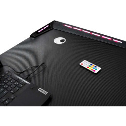 Игровой компьютерный стол Ikonka KX2639 (Black) Thumb