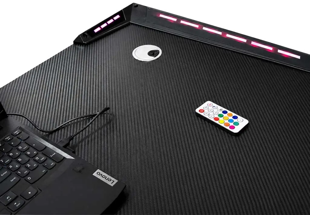 Игровой компьютерный стол Ikonka KX2639 (Black) - 10