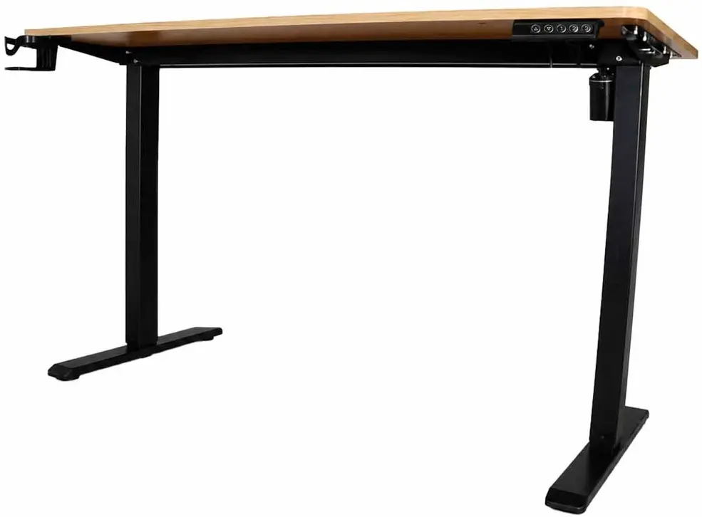 Стол компьютерный Ikonka KX2640_1 (Wood/Black) - 8