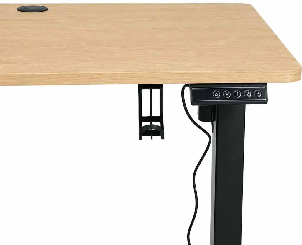 Стол компьютерный Ikonka KX2640_1 (Wood/Black) - 10