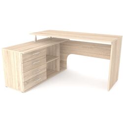 Masa de birou Fabrik Home СК-01 stanga (Sonoma Oak)