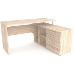 Masa de birou Fabrik Home СК-01 dreapta (Sonoma Oak)