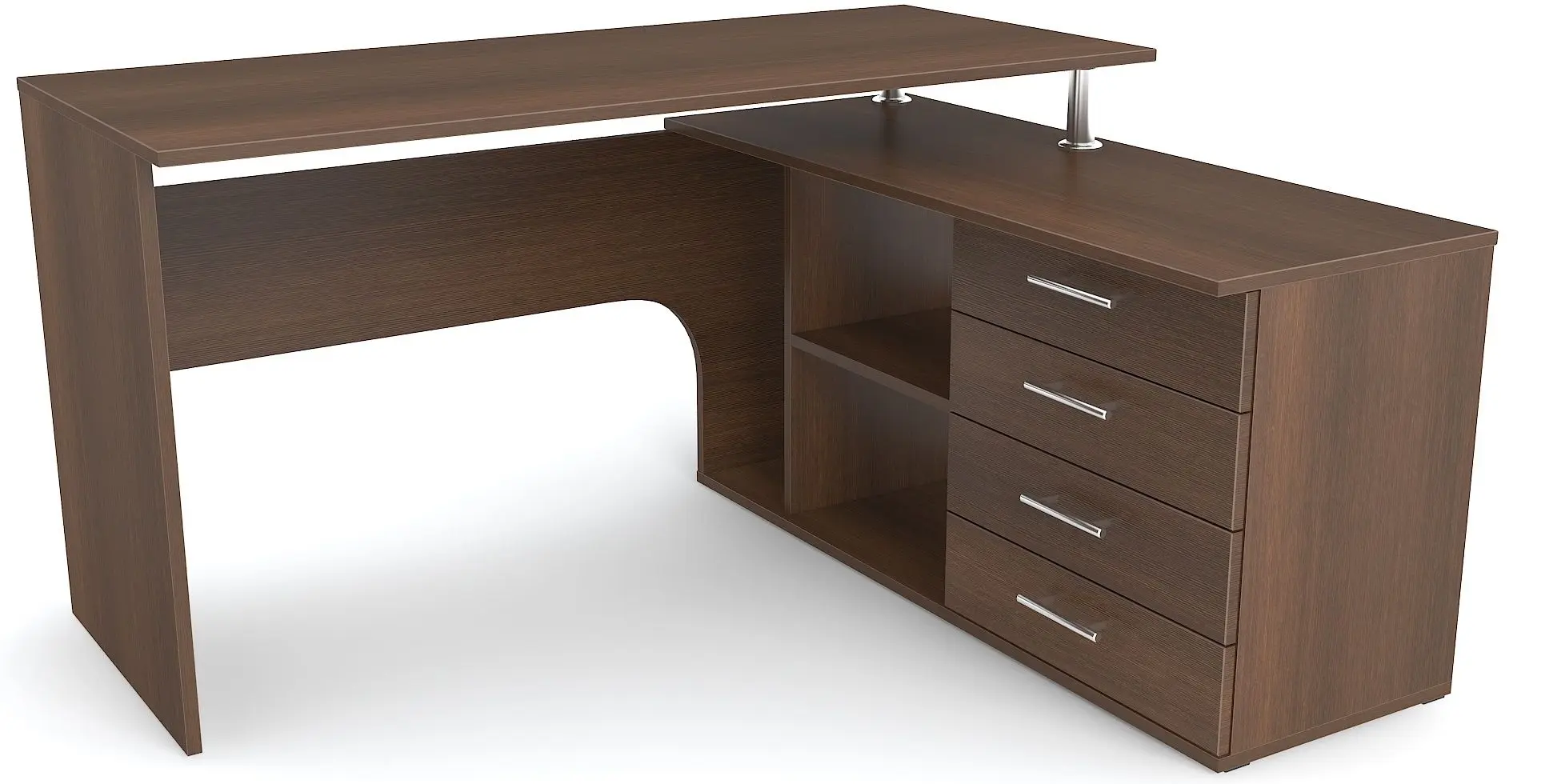 Masa de birou Fabrik Home СК-01 dreapta (Dark Walnut)