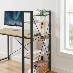 Masa pentru calculator Leobert LWD048B11 (Black/Sonoma Oak) Thumb