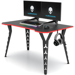 Masa de calculator gaming Magnusplus Tuyan Gamer (Anthracite/Black) Thumb