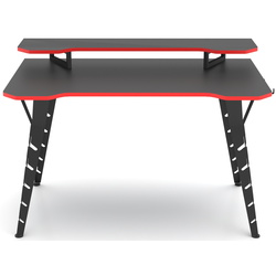 Masa de calculator gaming Magnusplus Tuyan Gamer cu suport monitor (Anthracite/Black) Thumb