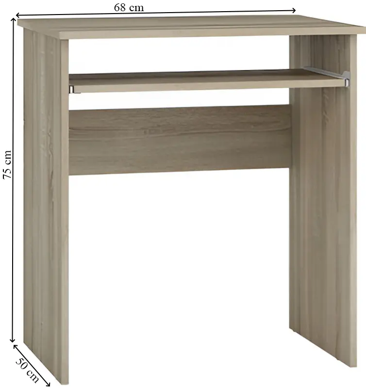 Masa de calculator Magnusplus Luna (Sonoma Oak)