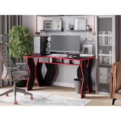 Стол компьютерный Marcel Prod KL 9.0 (Wenge/Red) Thumb